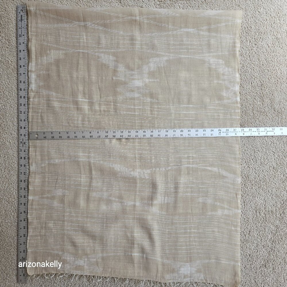 Silk Blend Neutral Lightweight Scarf